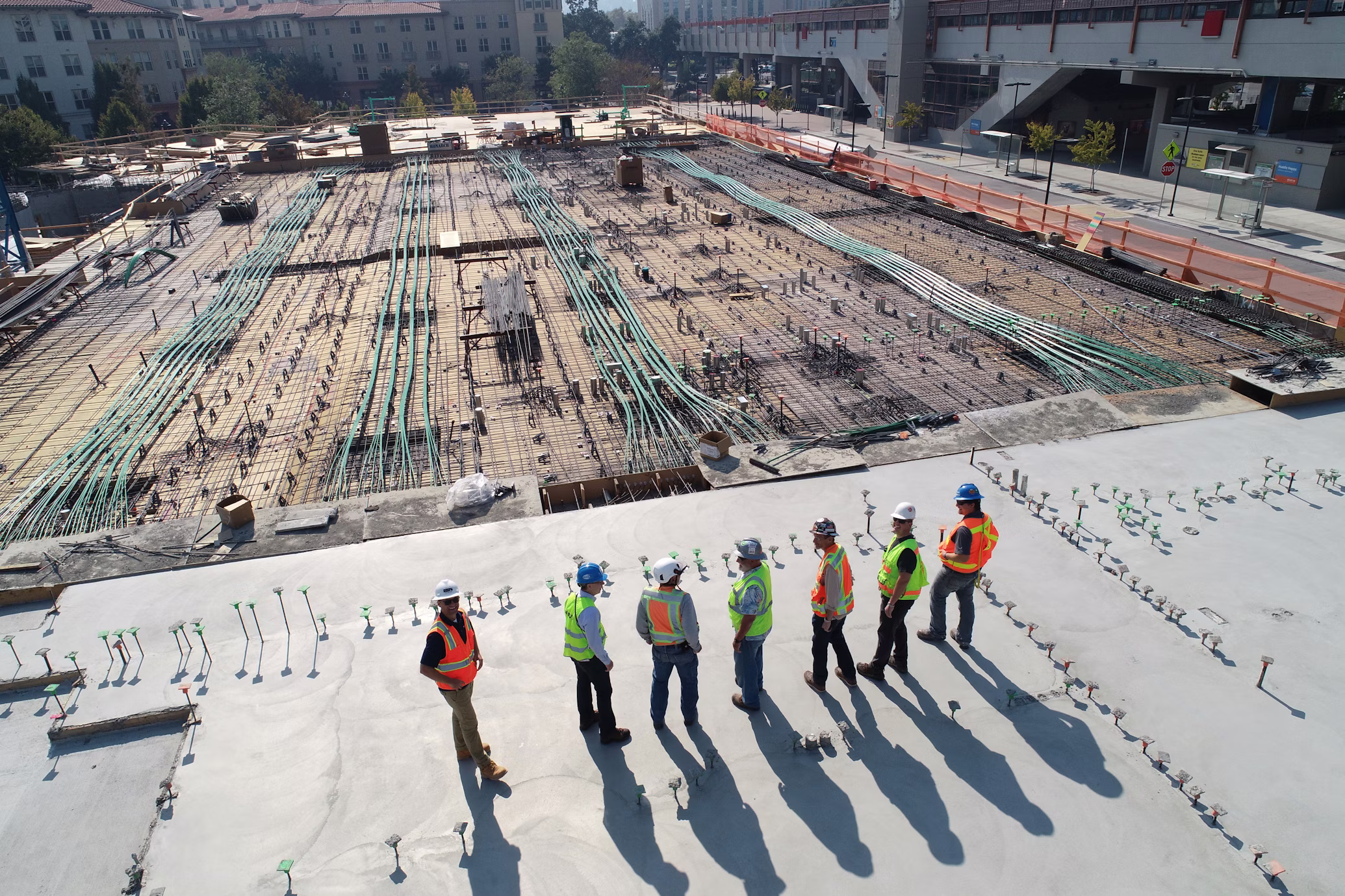 Moderne Architektur Baustelle